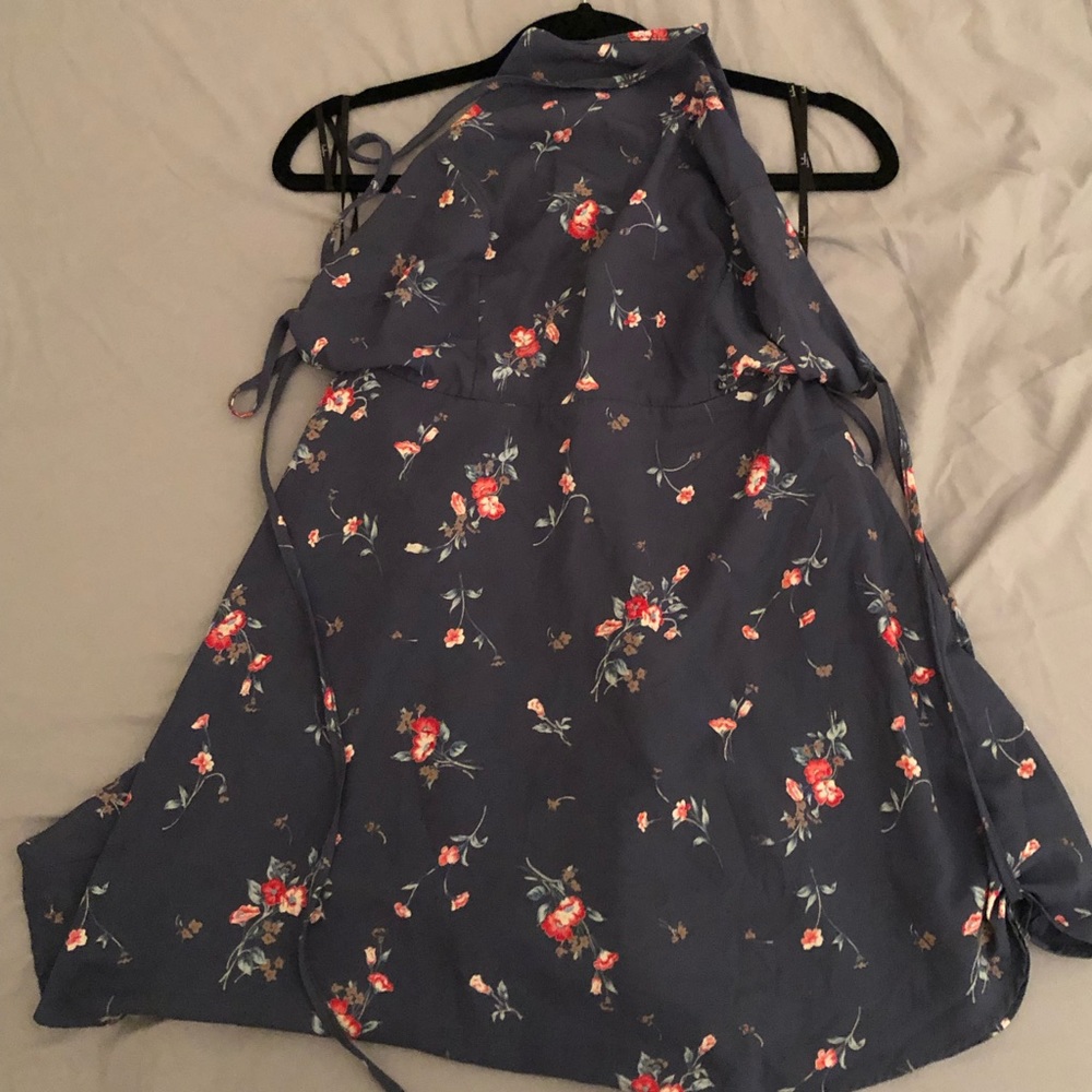 Lulu’s Halter Top Strappy Back Dress